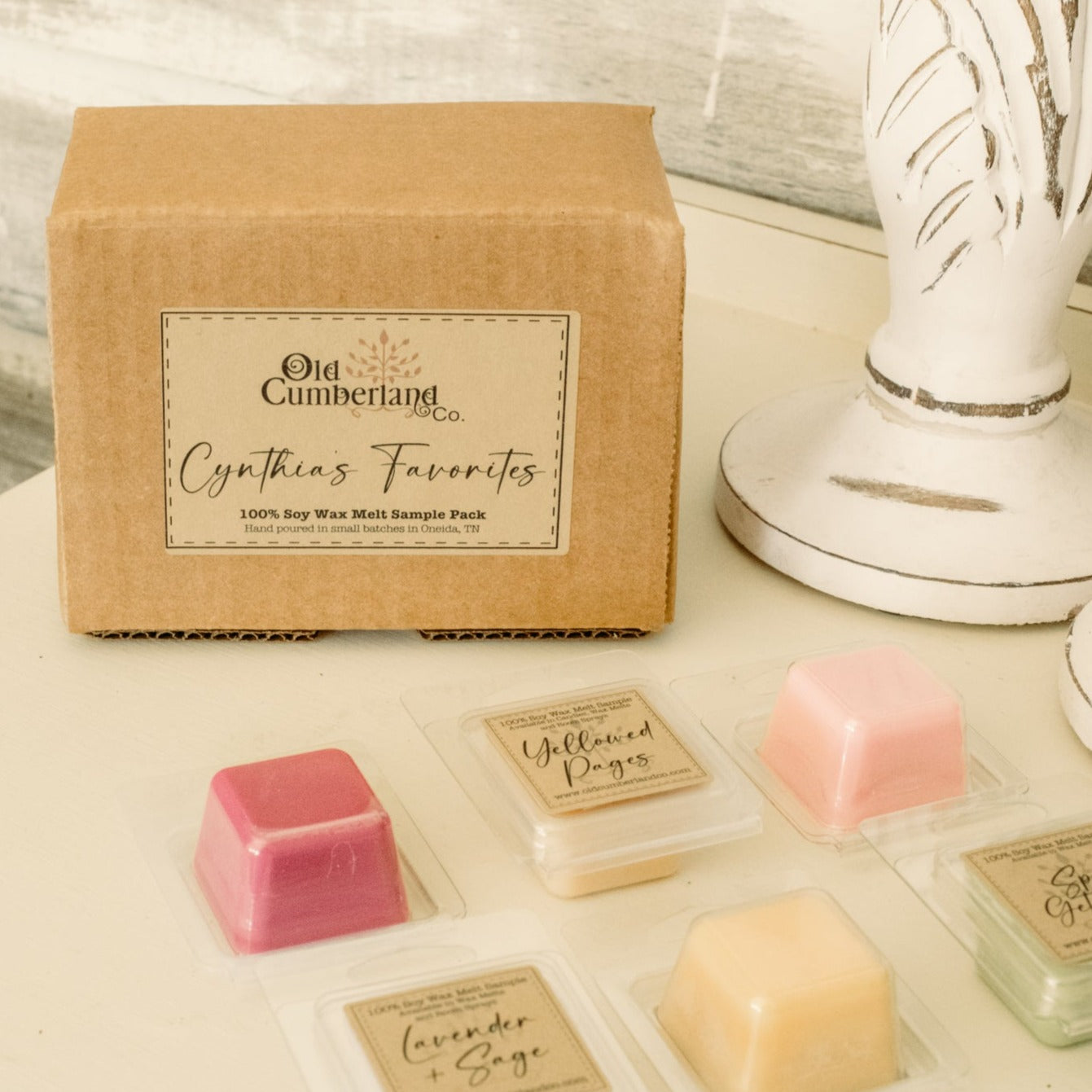 Cynthia’s Favorites wax melt sampler – 6 rotating scents