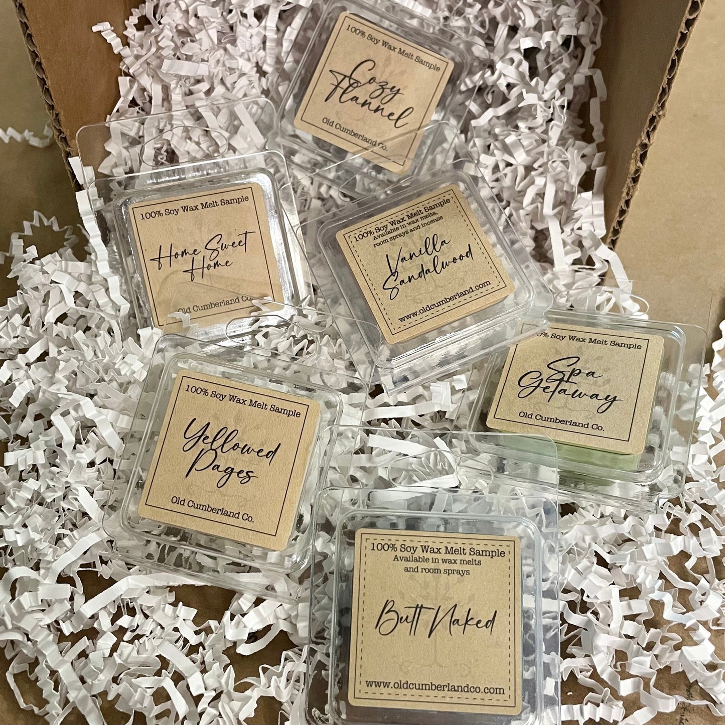 Soy wax melt sample pack – best-selling fragrances