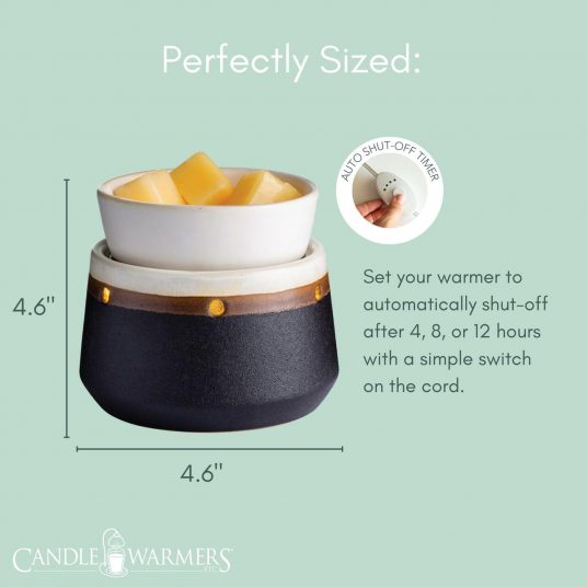 Deluxe fragrance warmer with auto shut-off timer