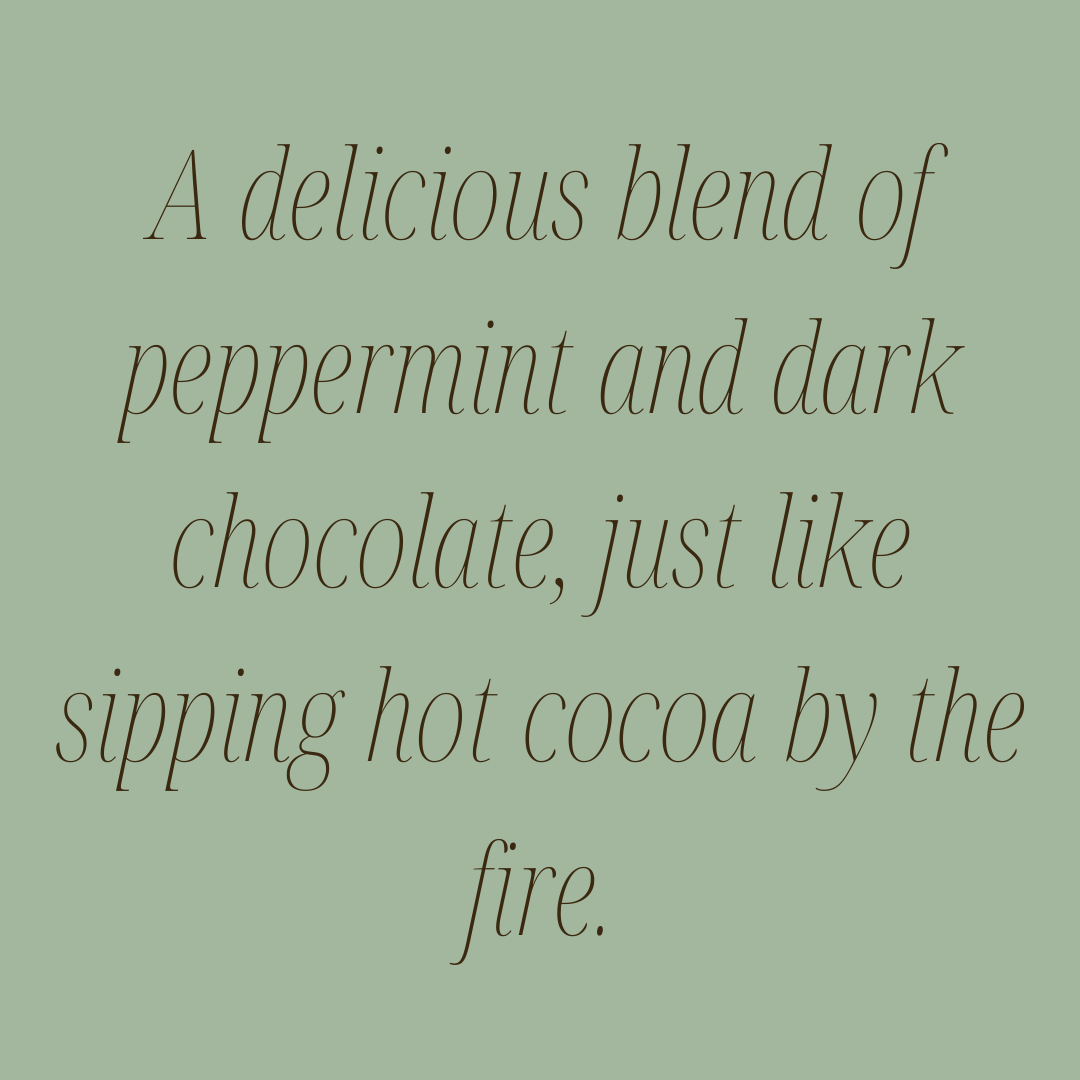 Hot Cocoa + Peppermint ❄️