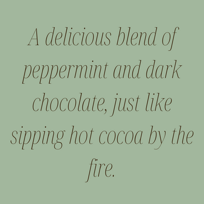 Hot Cocoa + Peppermint ❄️