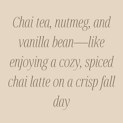 Warm Vanilla Chai 🍂