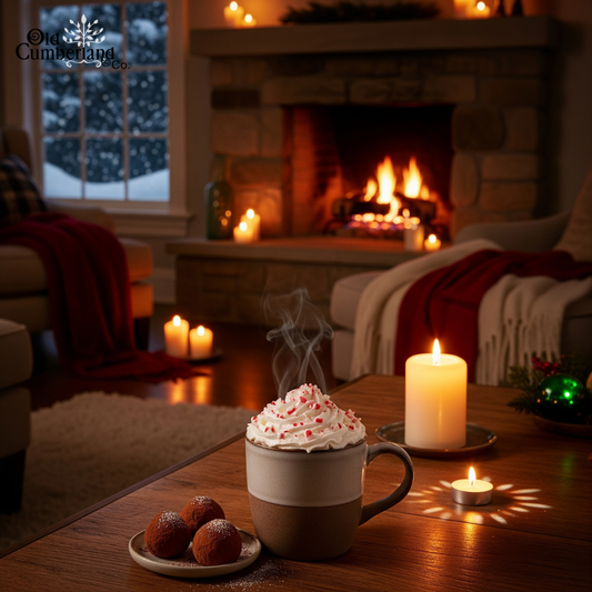 Hot Cocoa + Peppermint ❄️