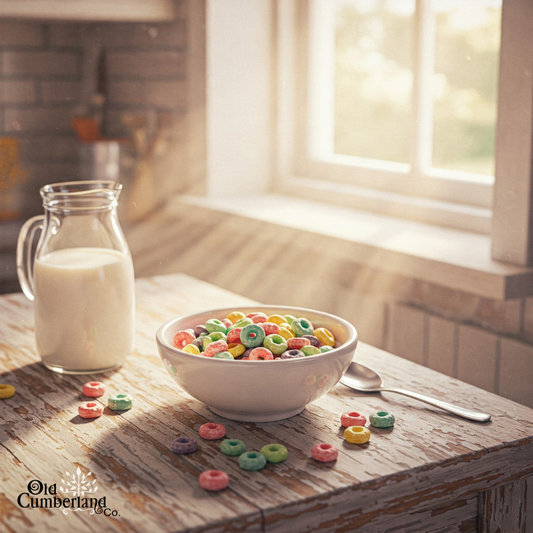 Fruit Loops scented soy wax melts – citrus and cereal