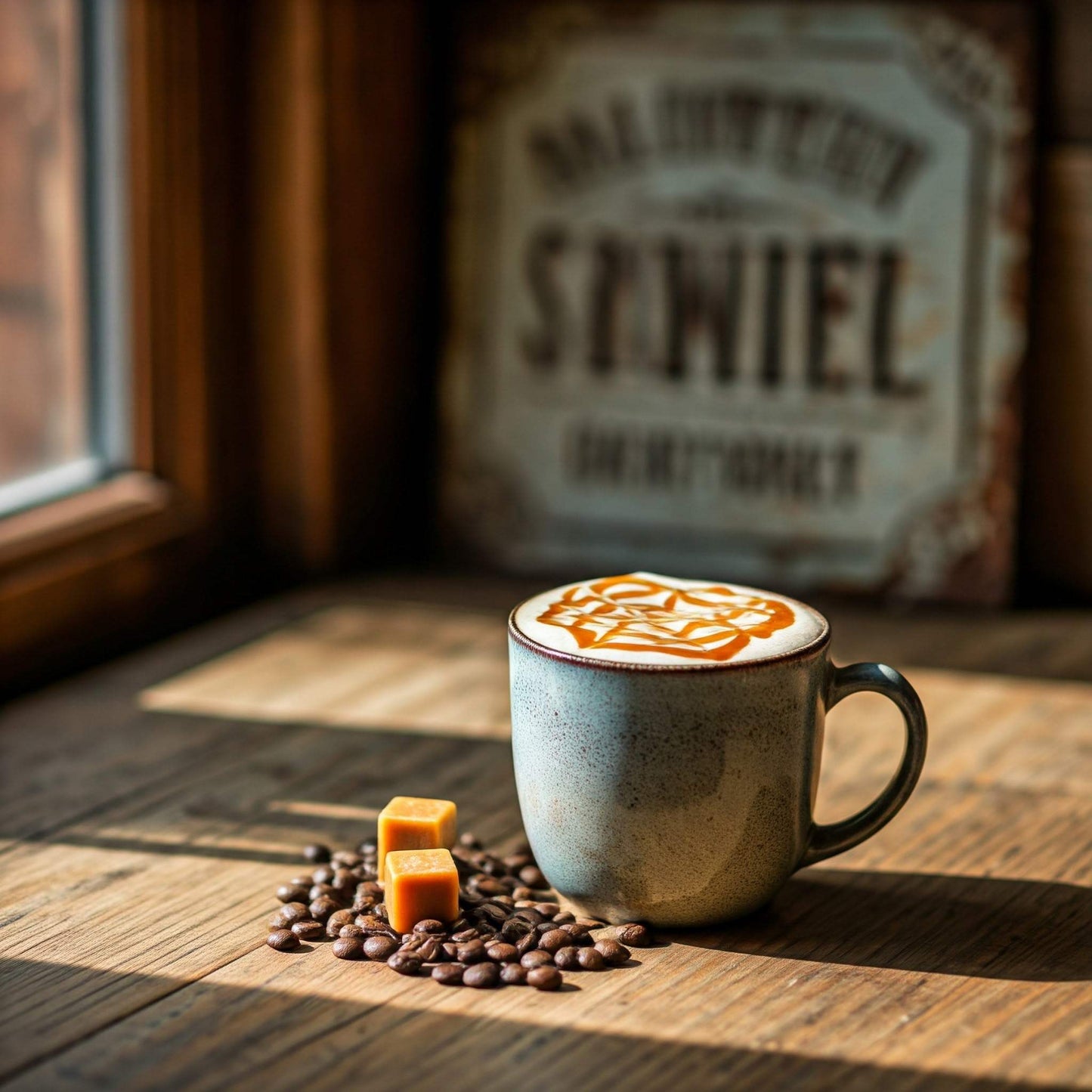 Mocha Latte wax melt – coffee, caramel, and mocha scent